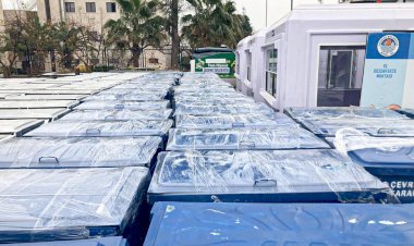 Akdeniz Belediyesi’ne 459 Adet Yeni Çöp Konteynırı Hibe Edildi