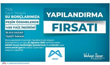 Meski’den Su Faturası Borçları İçin Yapılandırma Fırsatı