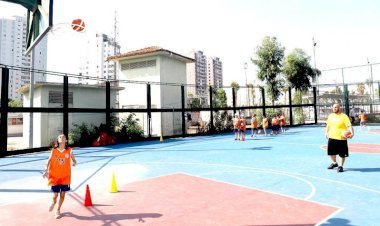 Akdeniz Belediyesi Basketbol Yaz Okulunda Çocuklar Çok Mutlu