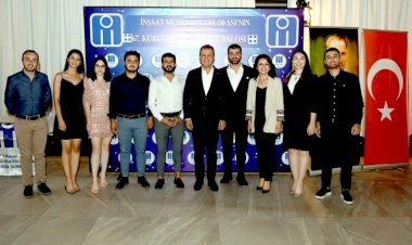 Seçer, İnşaat  Mühendisleri  Odası’nın 67. Yıl  Kuruluş  Balosu’na Katıldı