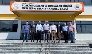 BAYRAM SEVINCIMIZ TOBB’NIN TARSUS’A KAZANDIRDIĞI OKUL ILE KATLANDI