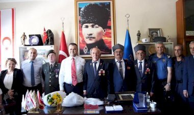 KAYMAKAM MUHARİP GAZİLERİ ZİYARET ETT