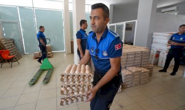 Tarsus Belediyesi Zabıtasından Halk Sağlığını Koruyan Operasyon: Altmış Bin Bozuk Yumurtaya El Konuldu