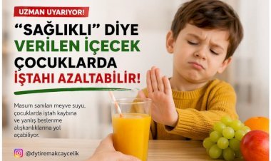 “SAĞLIKLI” DİYE VERİLEN İÇECEK ÇOCUKLARDA İŞTAHI AZALTABİLİR