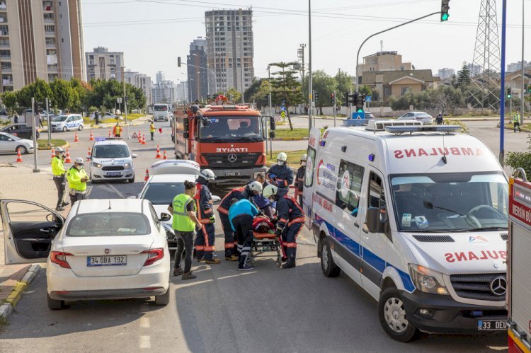 Mersin Büyükşehir’den Gerçek Gibi Kaza Tatbikatı