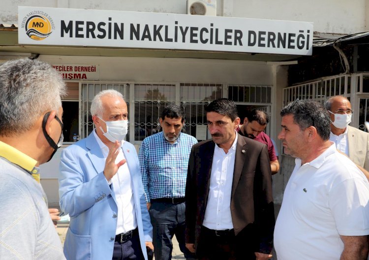 Akdeniz Belediye Başkanı Gültak, Nakliyeciler Sitesi'ni Ziyaret Etti