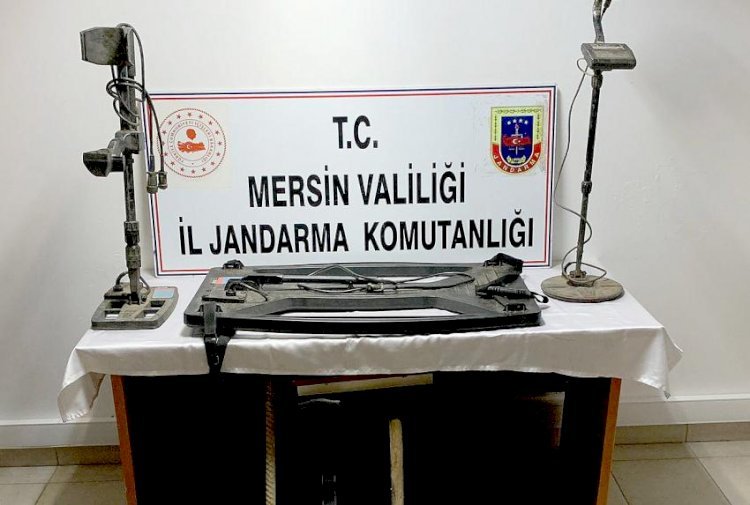 Mersin’de Kaçak Kazı Yapan 5 Defineci Yakalandı