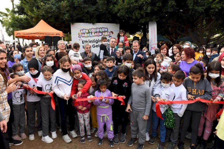 Başkan Seçer,  Çocuk Hakları Parkı’nın Açılışını Çocuklarla Yaptı