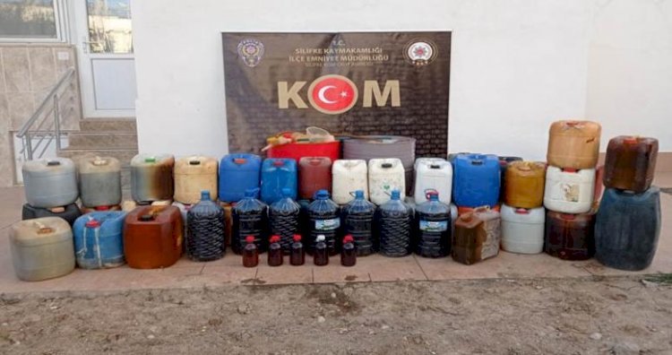 Silifke'de 1275 Litre Kaçak Akaryakıt Ele Geçirildi