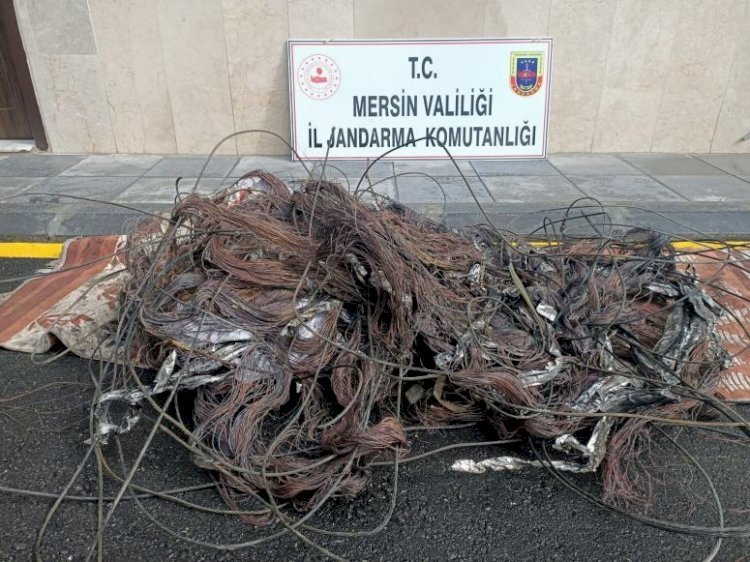 Jandarmadan Kablo Hırsızlarına Suçüstü; 2 Tutuklu”