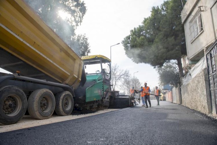 Çay Mahallesi’nin Güneyindeki Asfalt Çalışmaları Sona Yaklaştı