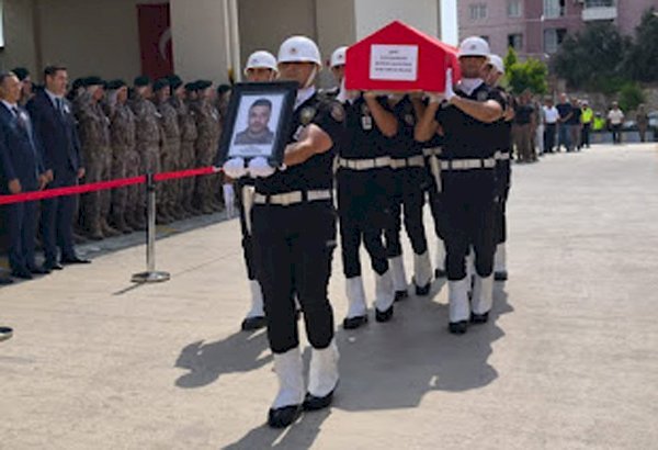 Şehit Polis Mustafa Karapınar için cenaze töreni yapıldı