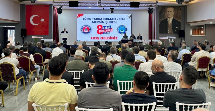 TÜRK TARIM ORMAN-SEN MERSİN ŞUBESİ’NDE AHMET ERCAN DÖNEMİ BAŞLADI